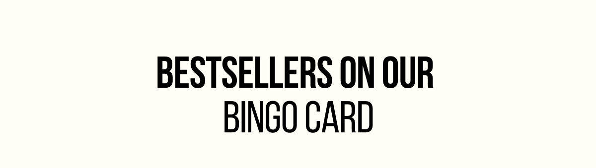 bestsellers on our bingo card