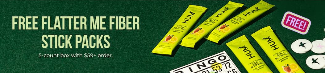 flatter me fiber stick packs 5 count box with $59+ order