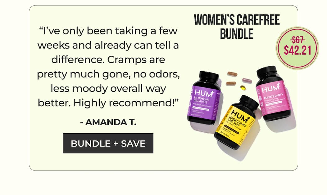 women's carefree bundle 5 star review