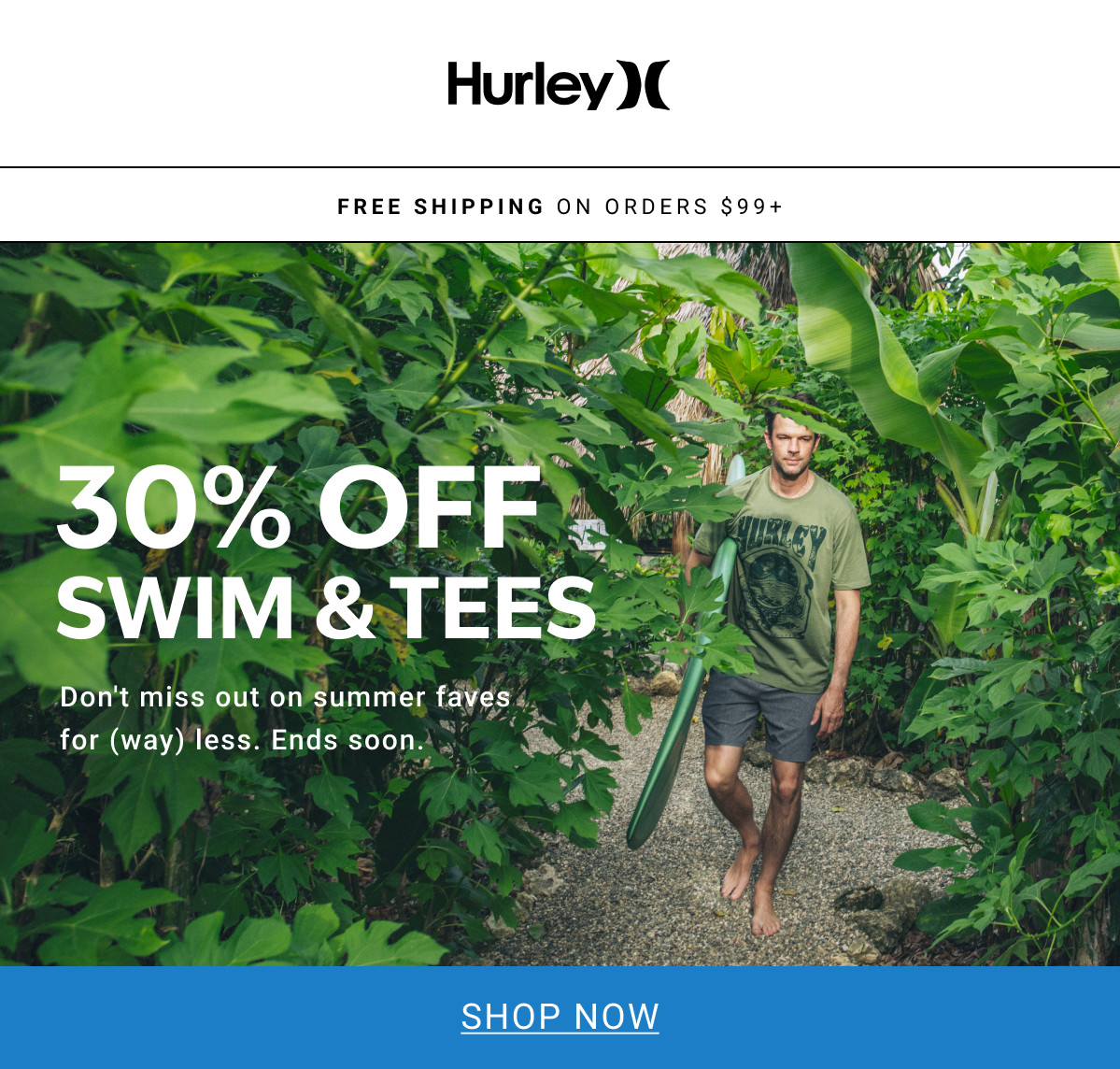 30% Off Swim & Tees
