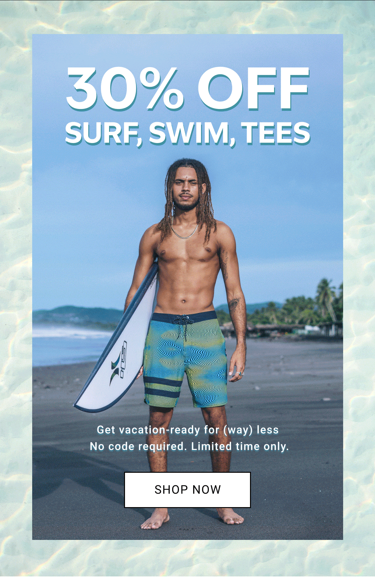 30% Off Swim & Tees