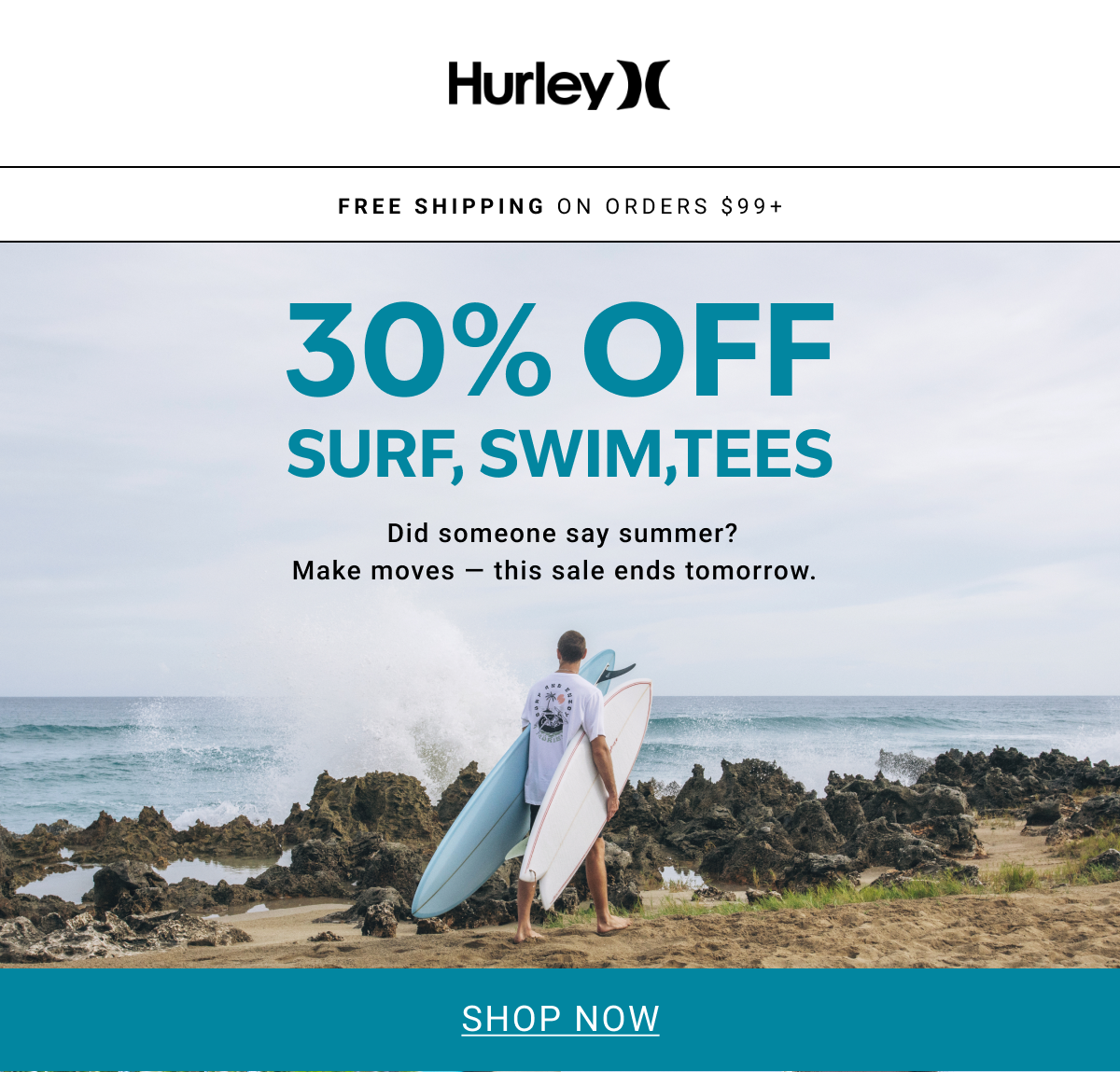 30% Off Swim & Tees