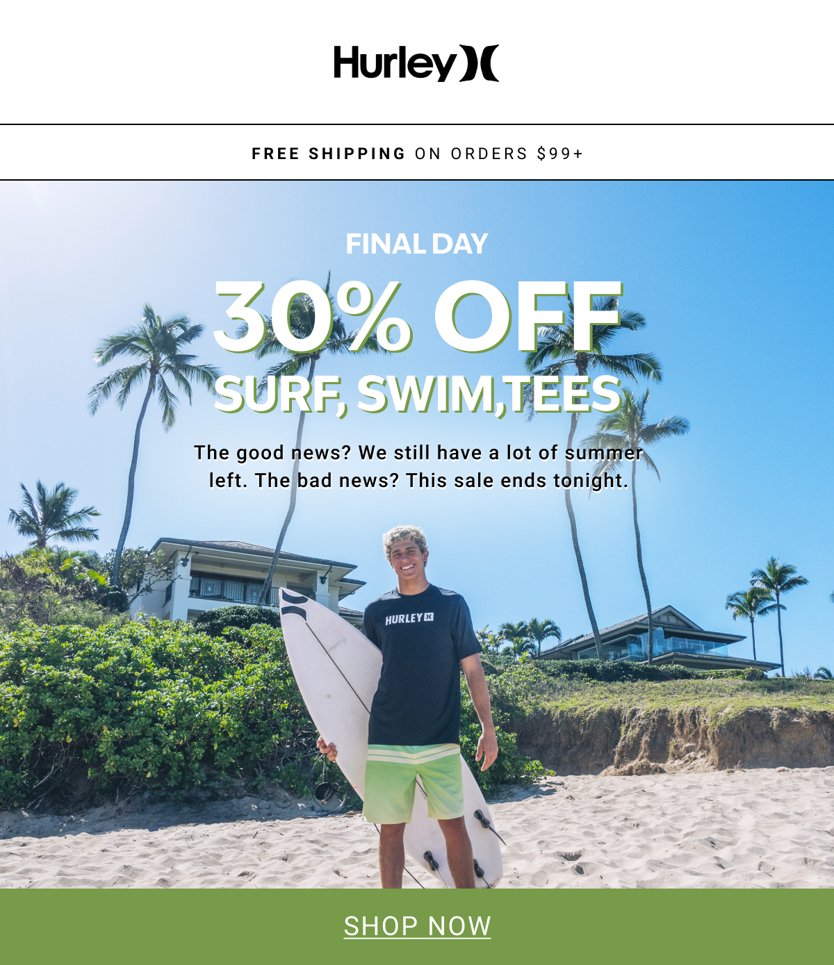 30% Off Swim & Tees