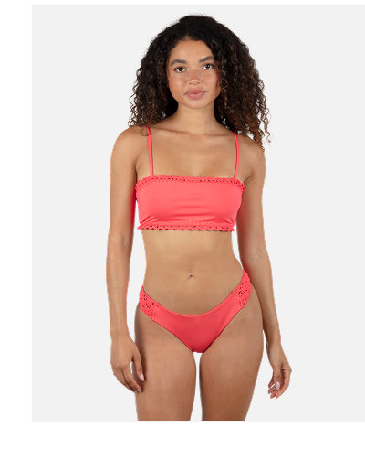 Macrame Bandeau Bikini Top