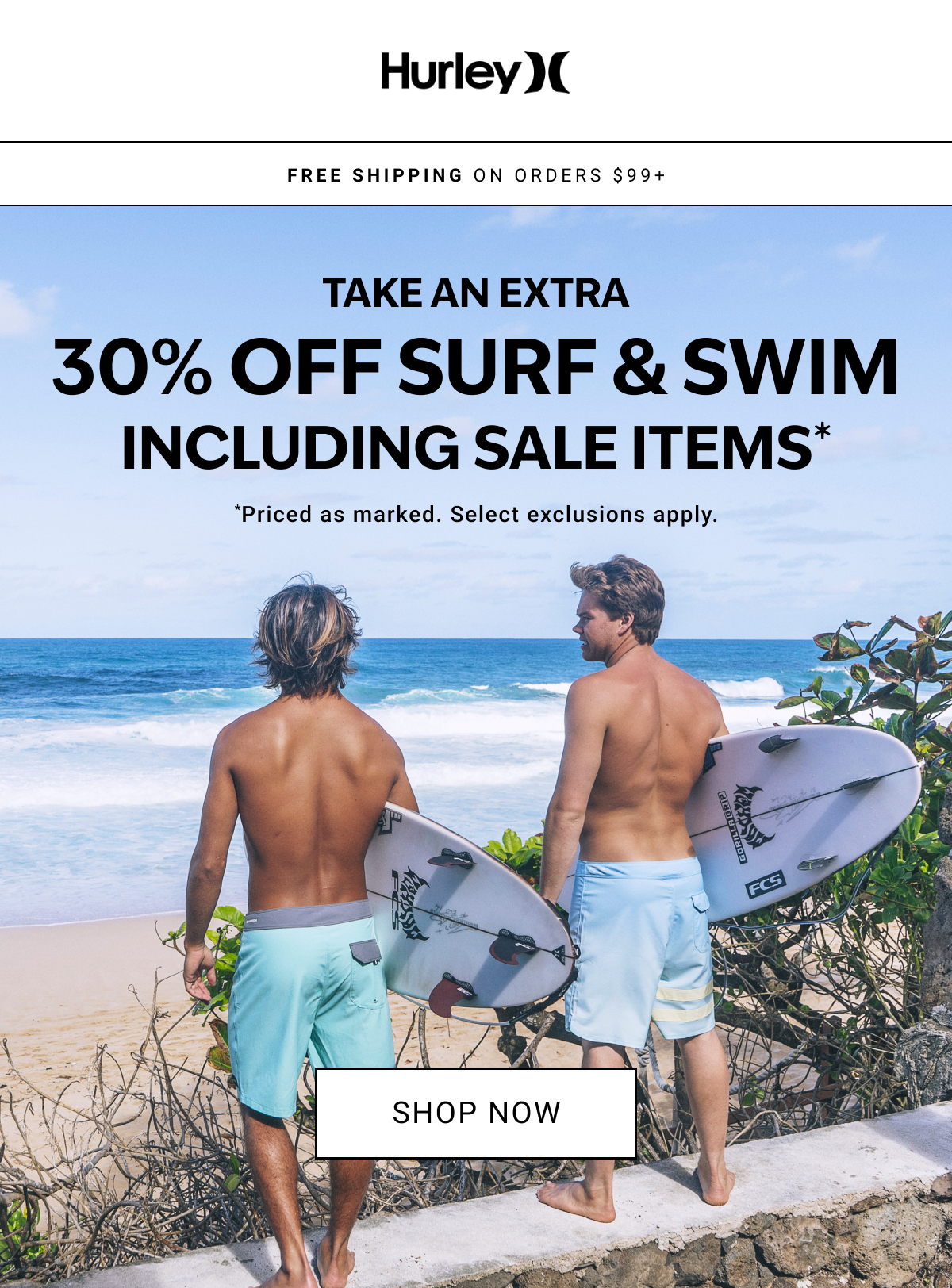 30% off Surf & Swim