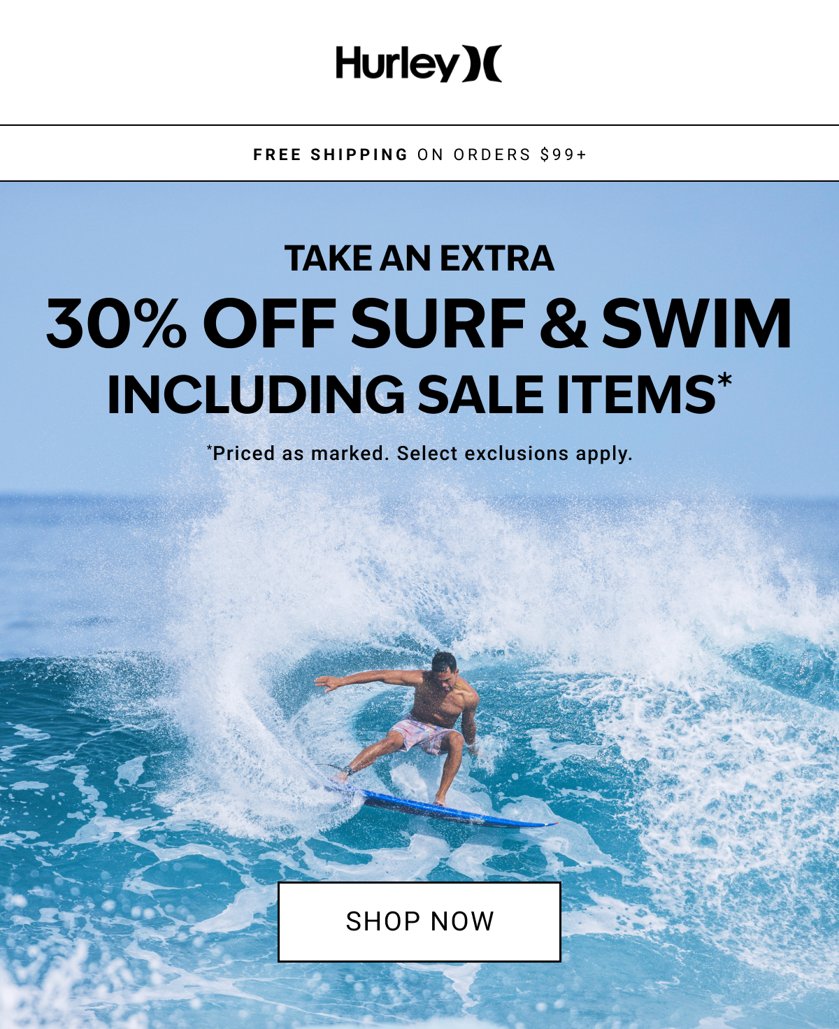 30% off Surf & Swim