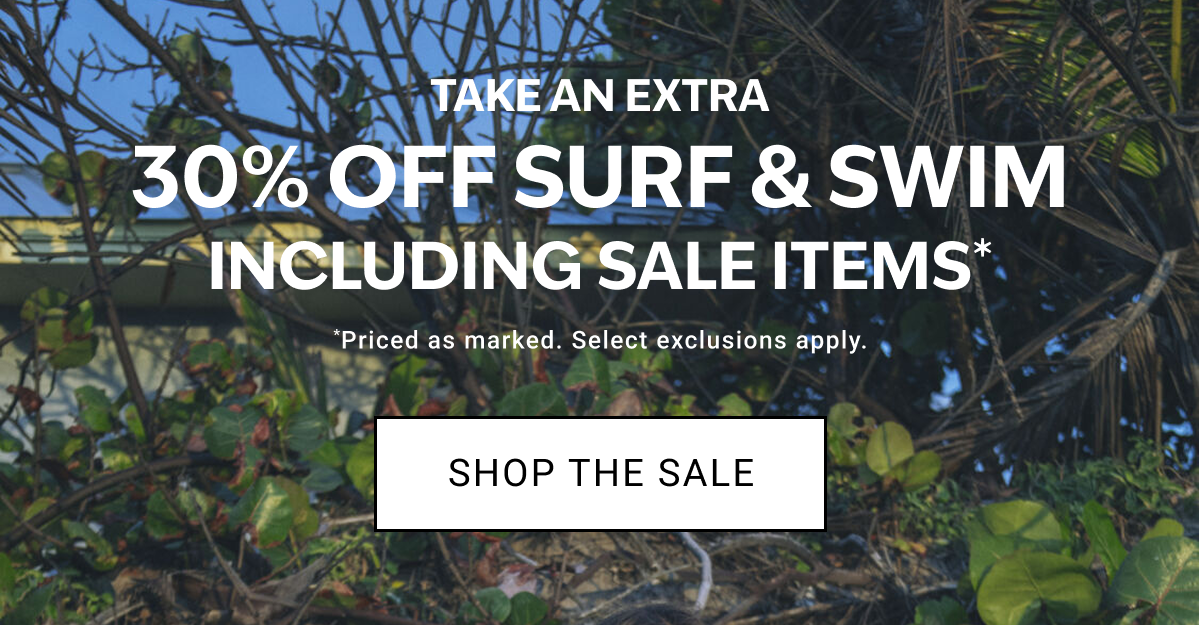 30% off swim and surf