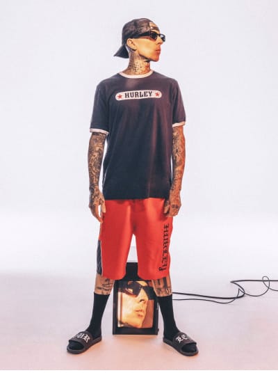 Hurley x Travis Barker Blink Ringer Short Sleeve Tee