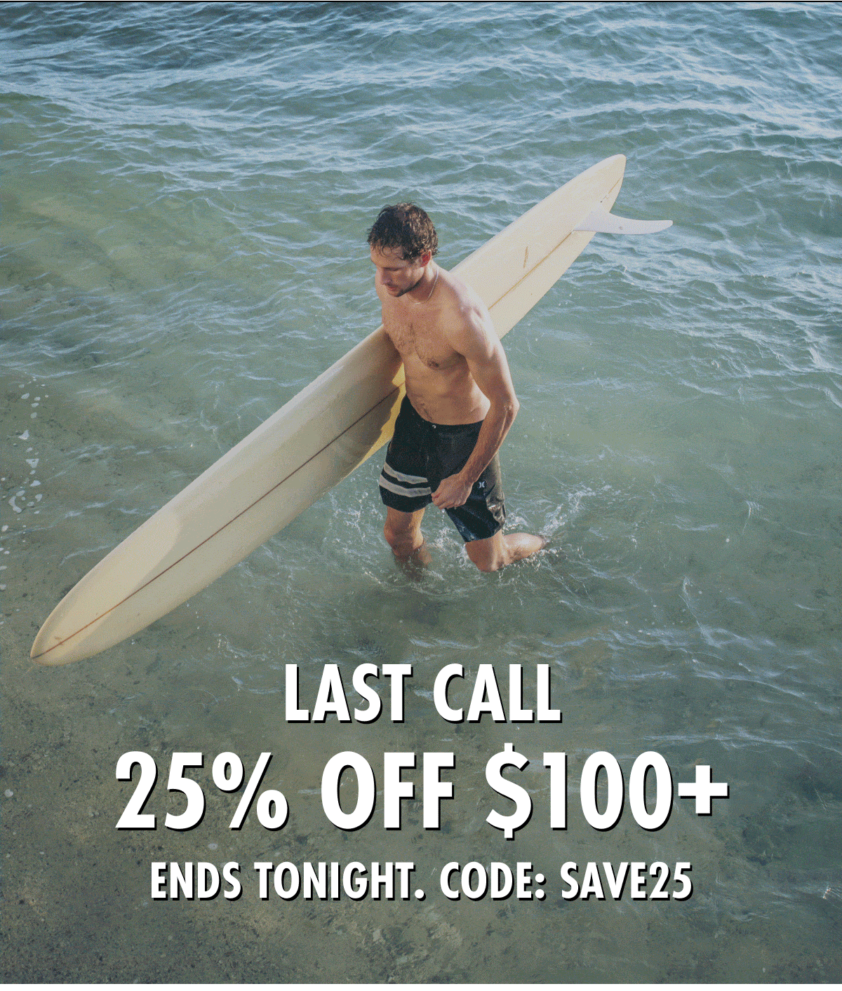 25% off $100+