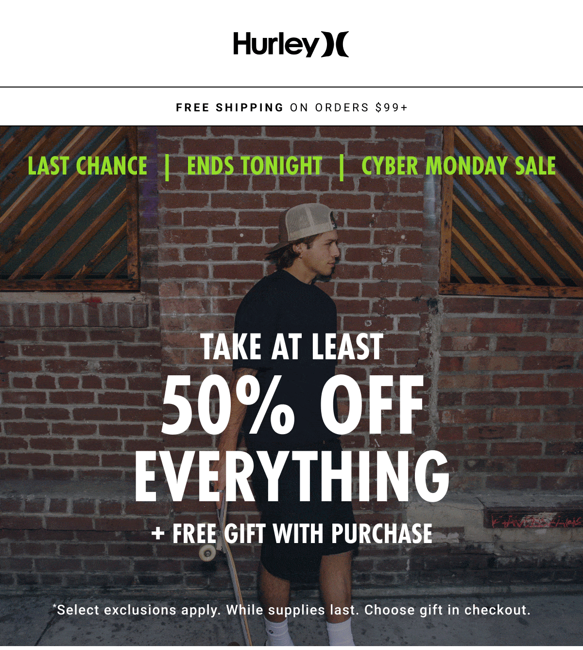 50% OFF EVERYTHING