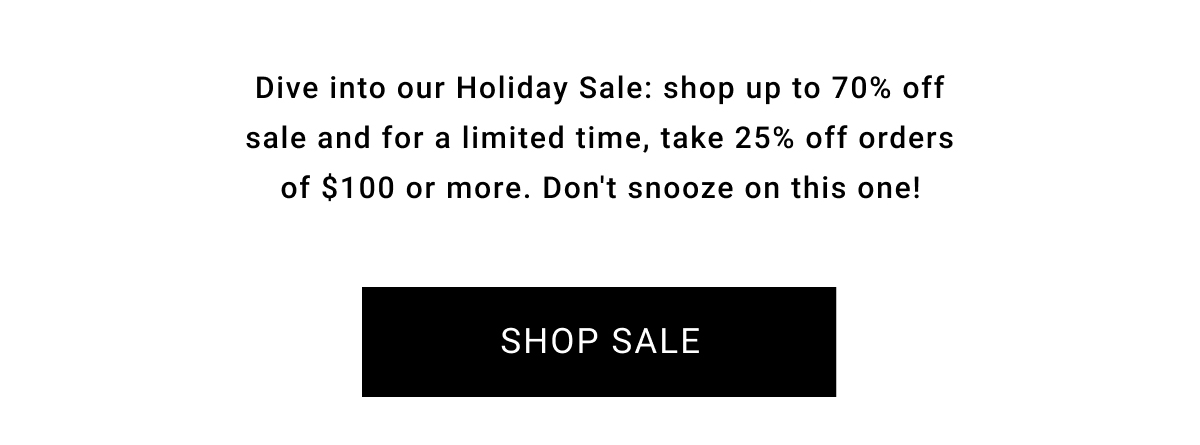 Holiday Sale