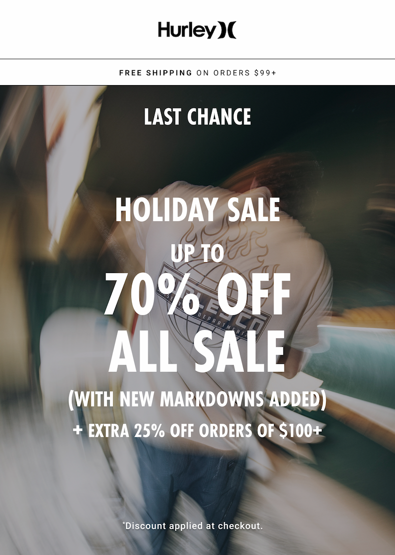 HOLIDAY SALE