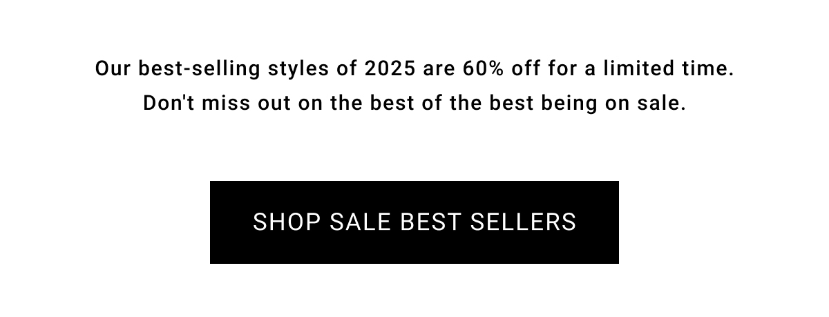60% OFF BEST SELLERS