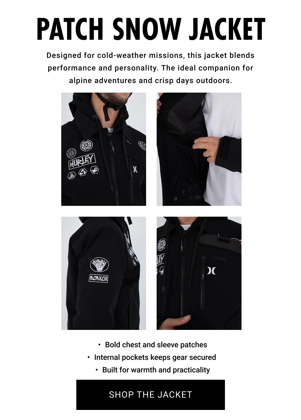 Patch Snow Jacket
