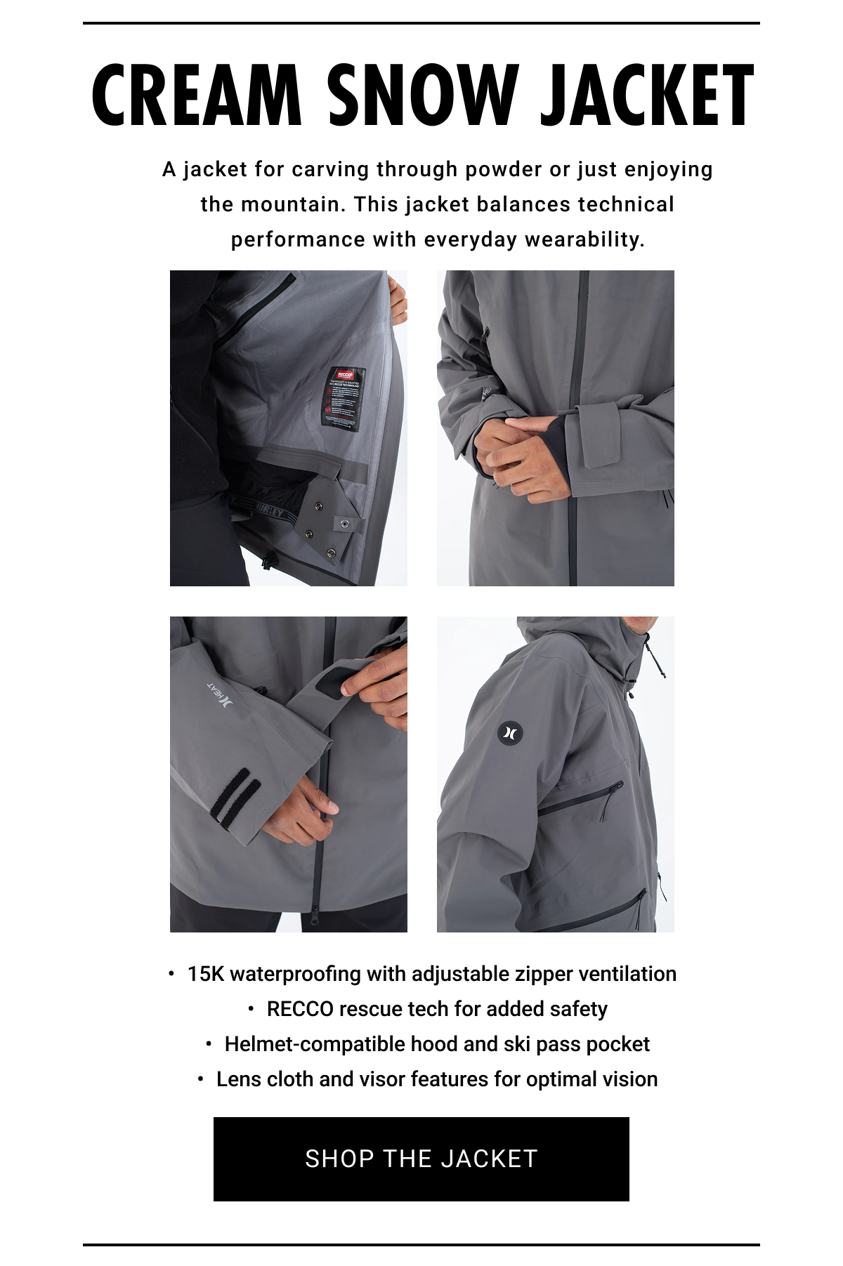 Cream Snow Jacket