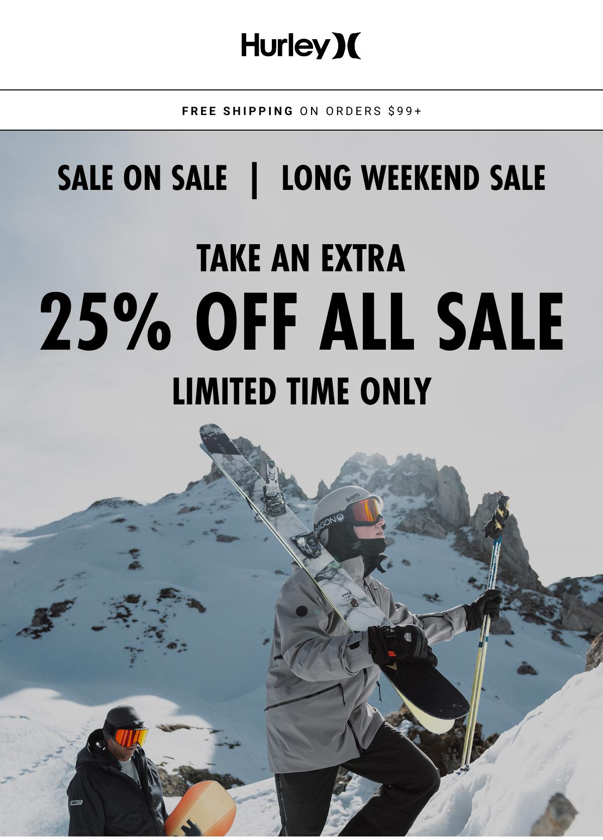 EXTRA 25% OFF SALE