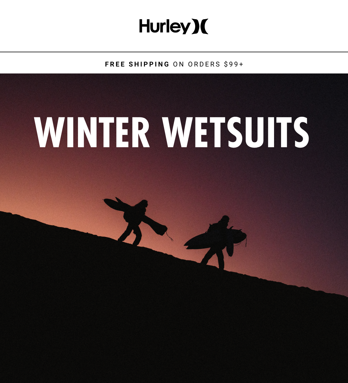 WINTER WETSUITS