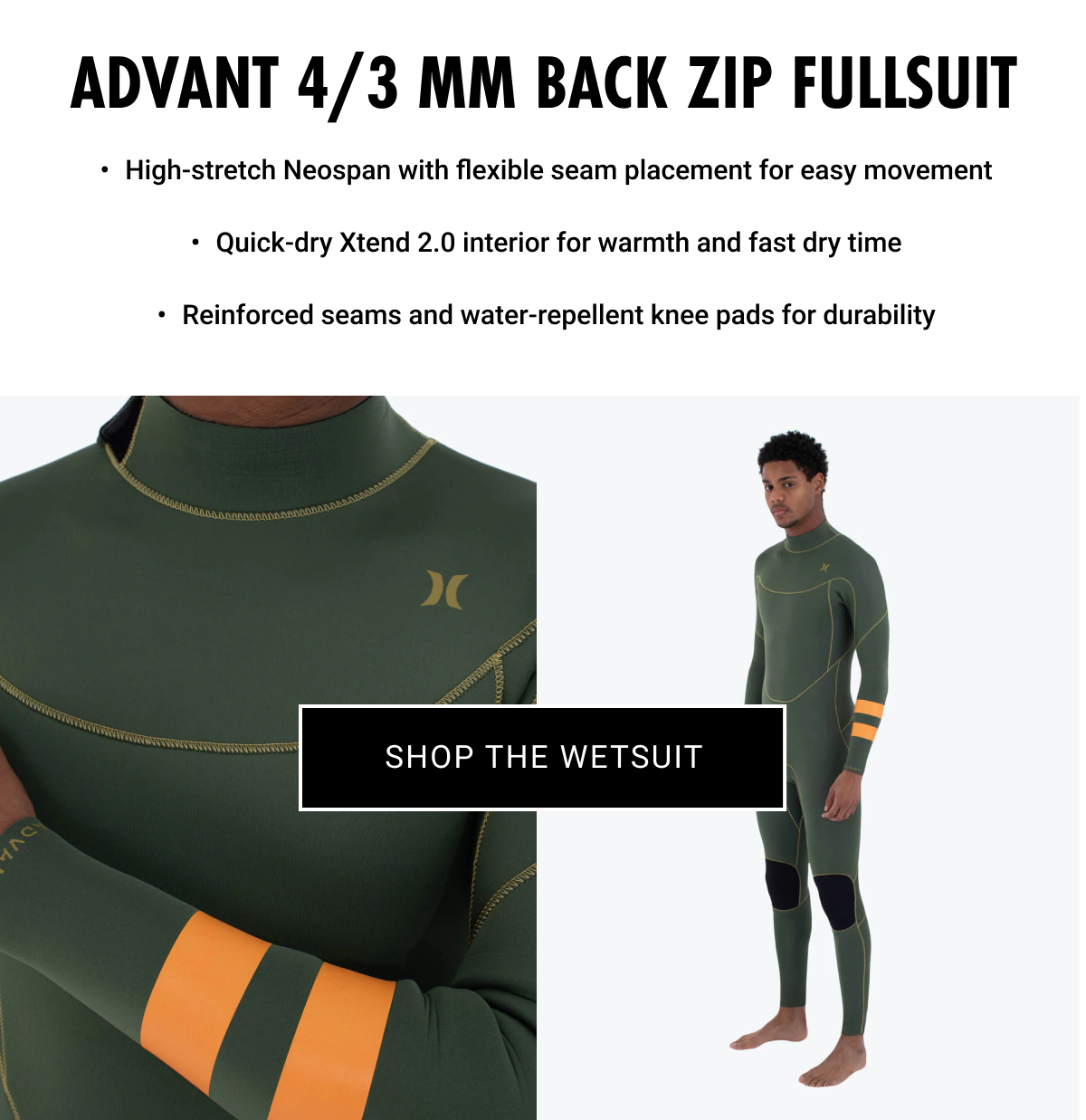 Advant 4/3 Mm Back Zip Fullsuit
