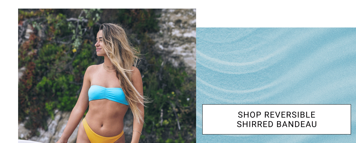 Reversible Solid Shirred Bandeau