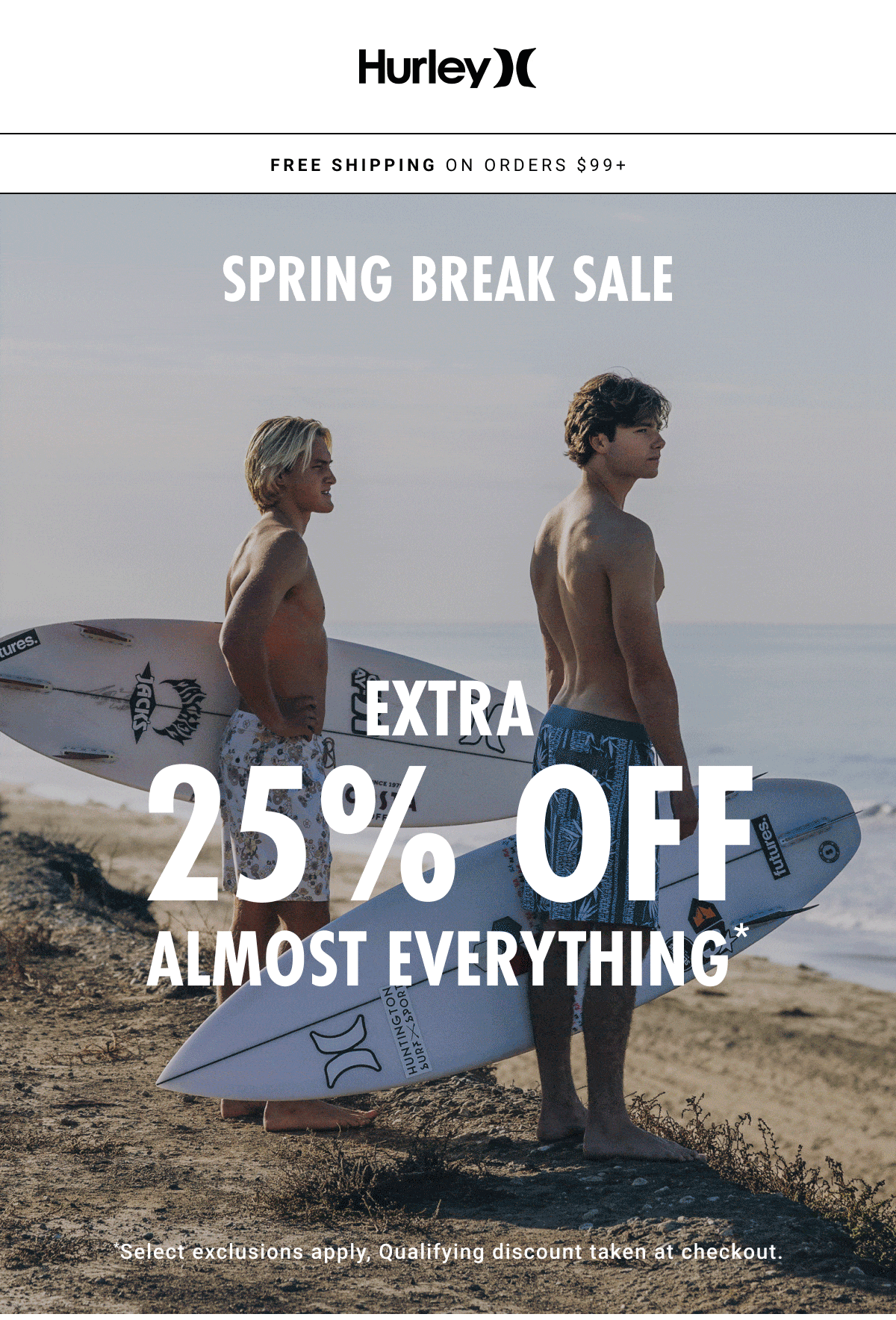 Extra 25% off almost everything
