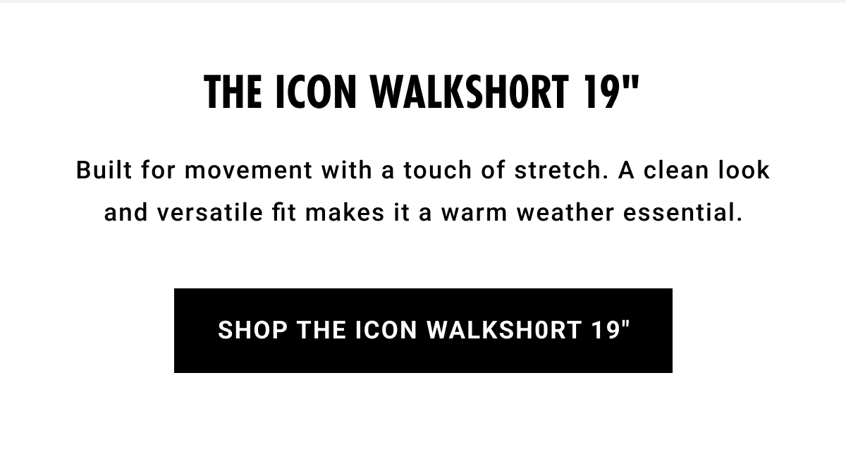 The Icon Walkshort 19"