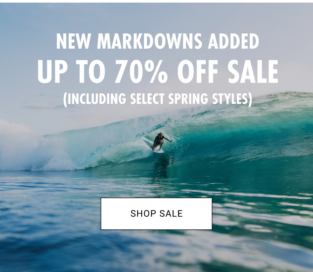 Up to 70% off sale