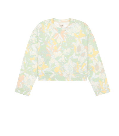 Safari Floral Boxy Crew