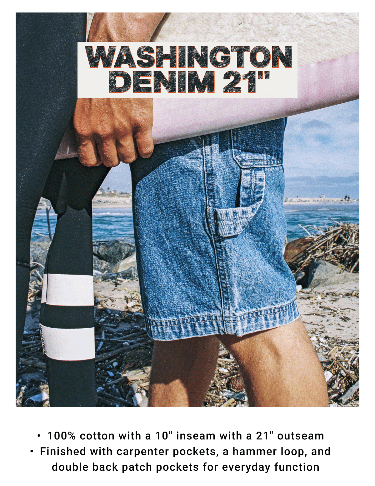 Washington Denim 21"