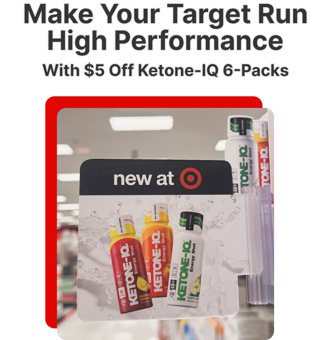 Make Your Target Run High Performance With $5 Off Ketone-IQ 6-Packs