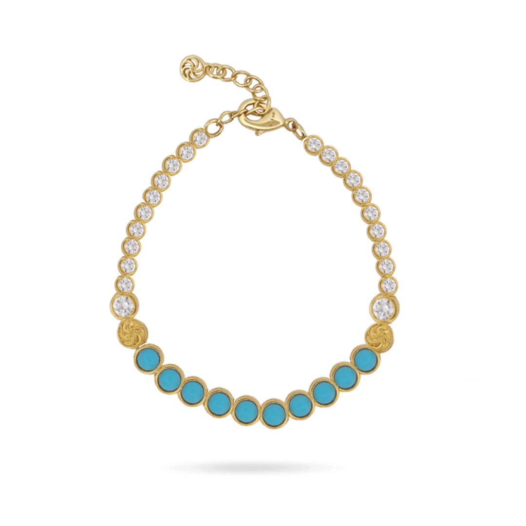 Image of Turquoise Eternity Bracelet
