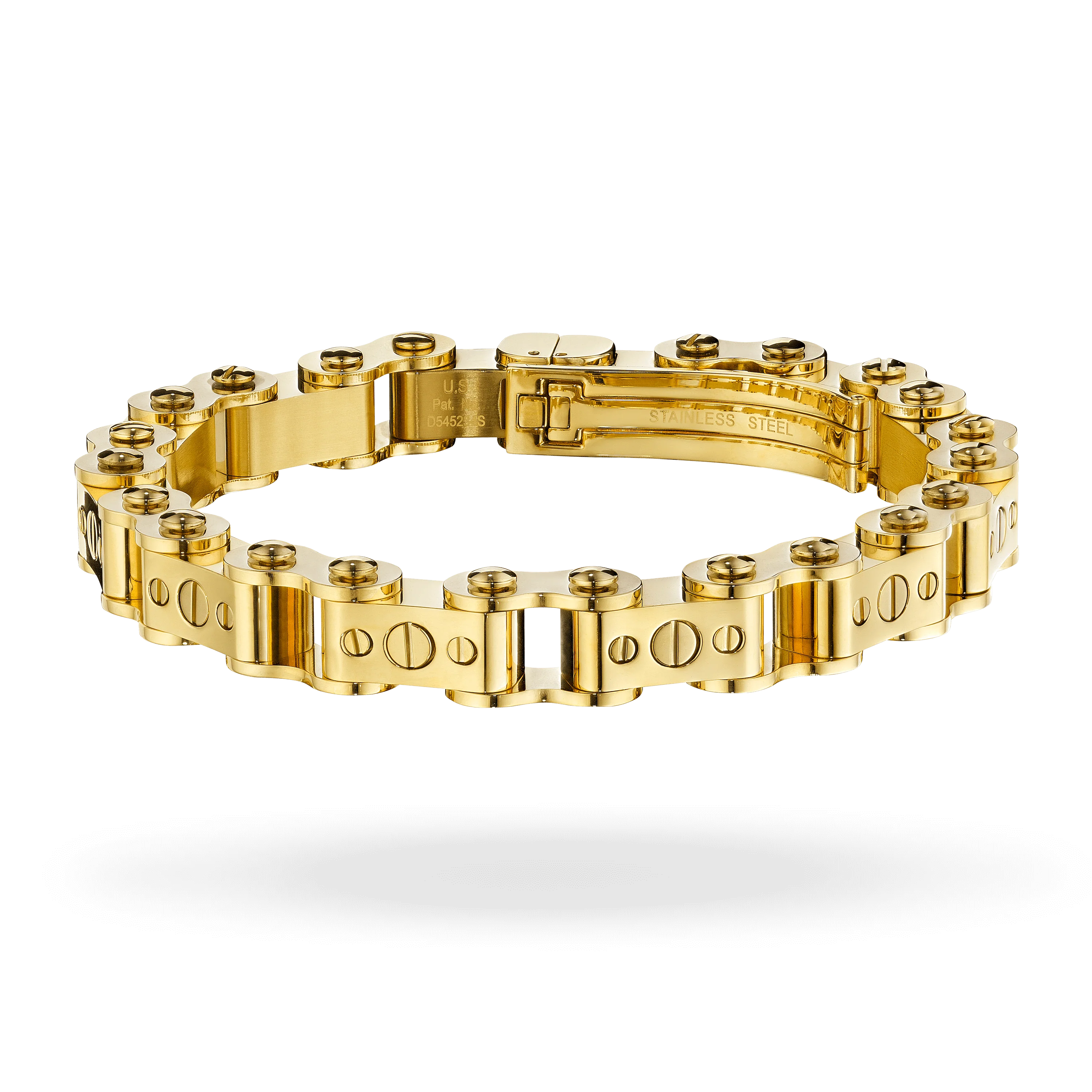 Image of Gold 11.5MM Bicycle Bracelet