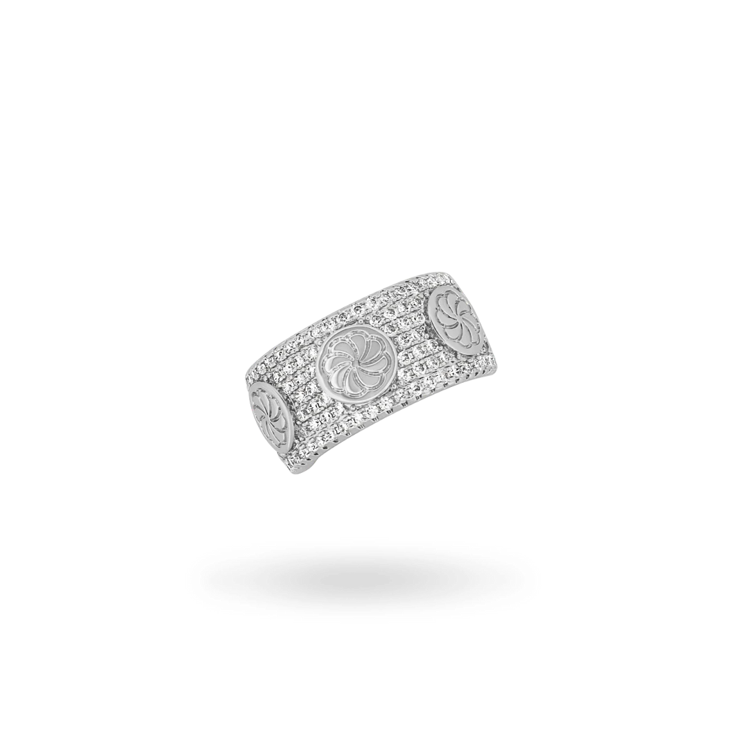 Image of 'Zaria' Eternity Spiral CZ Ring