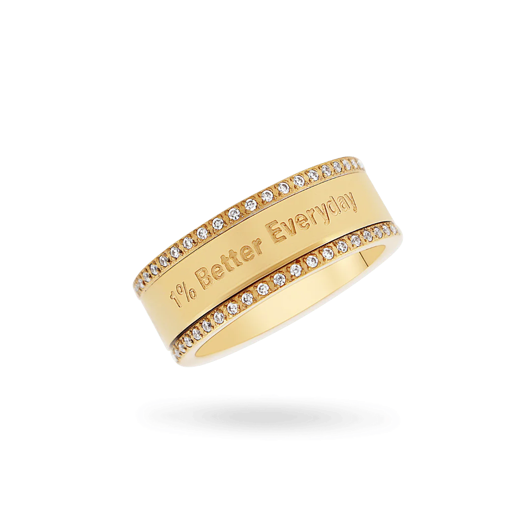 Image of 1% Better Everyday Rotating Ring (sample sale)