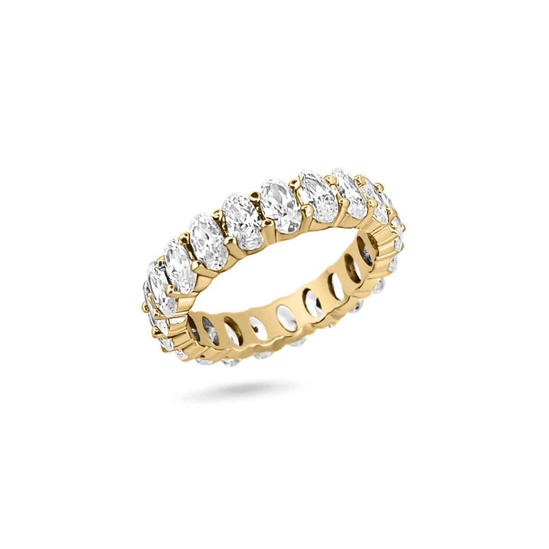 Image of Amor Sui Oval Eternity Ring