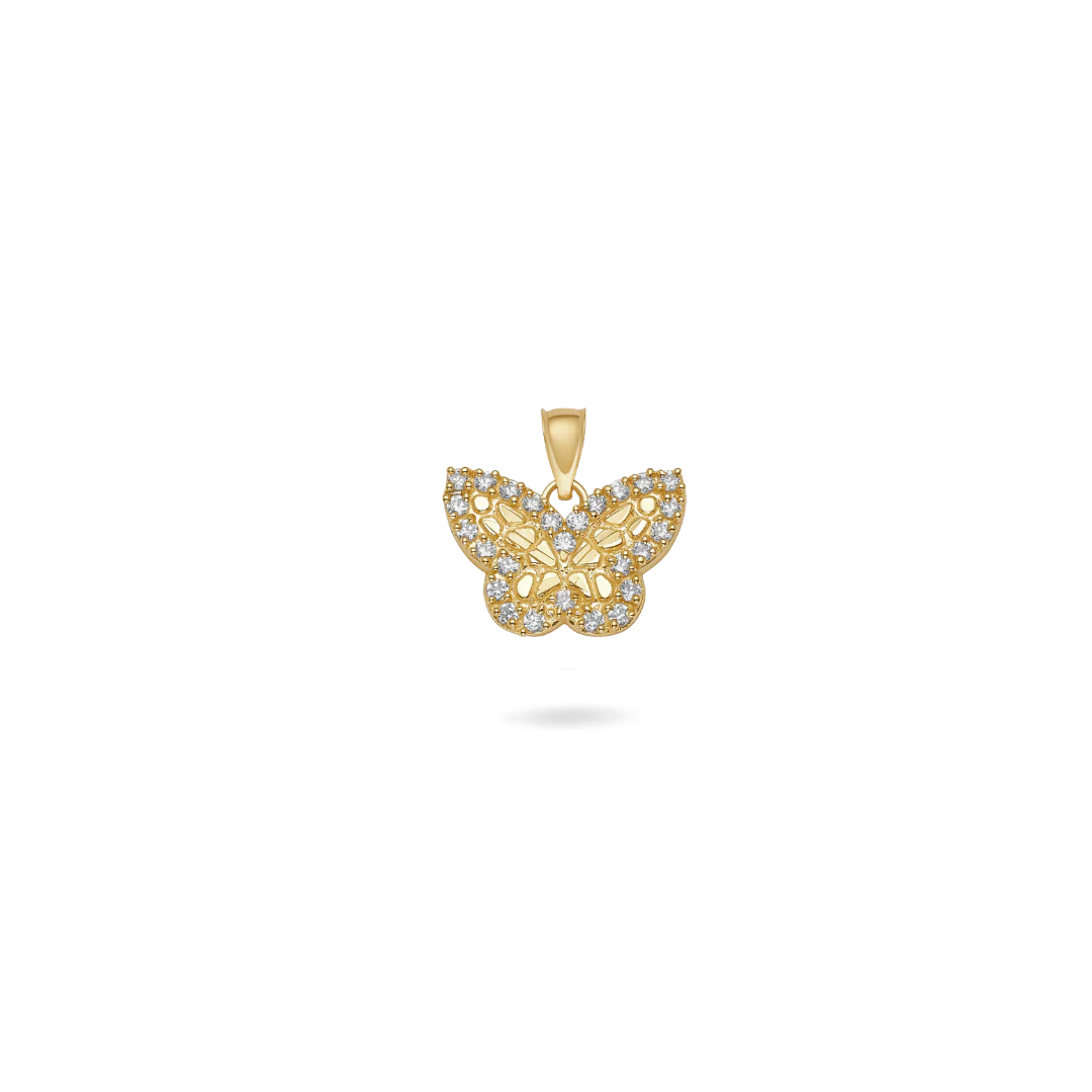 Image of 14K Mini Butterfly Pendant