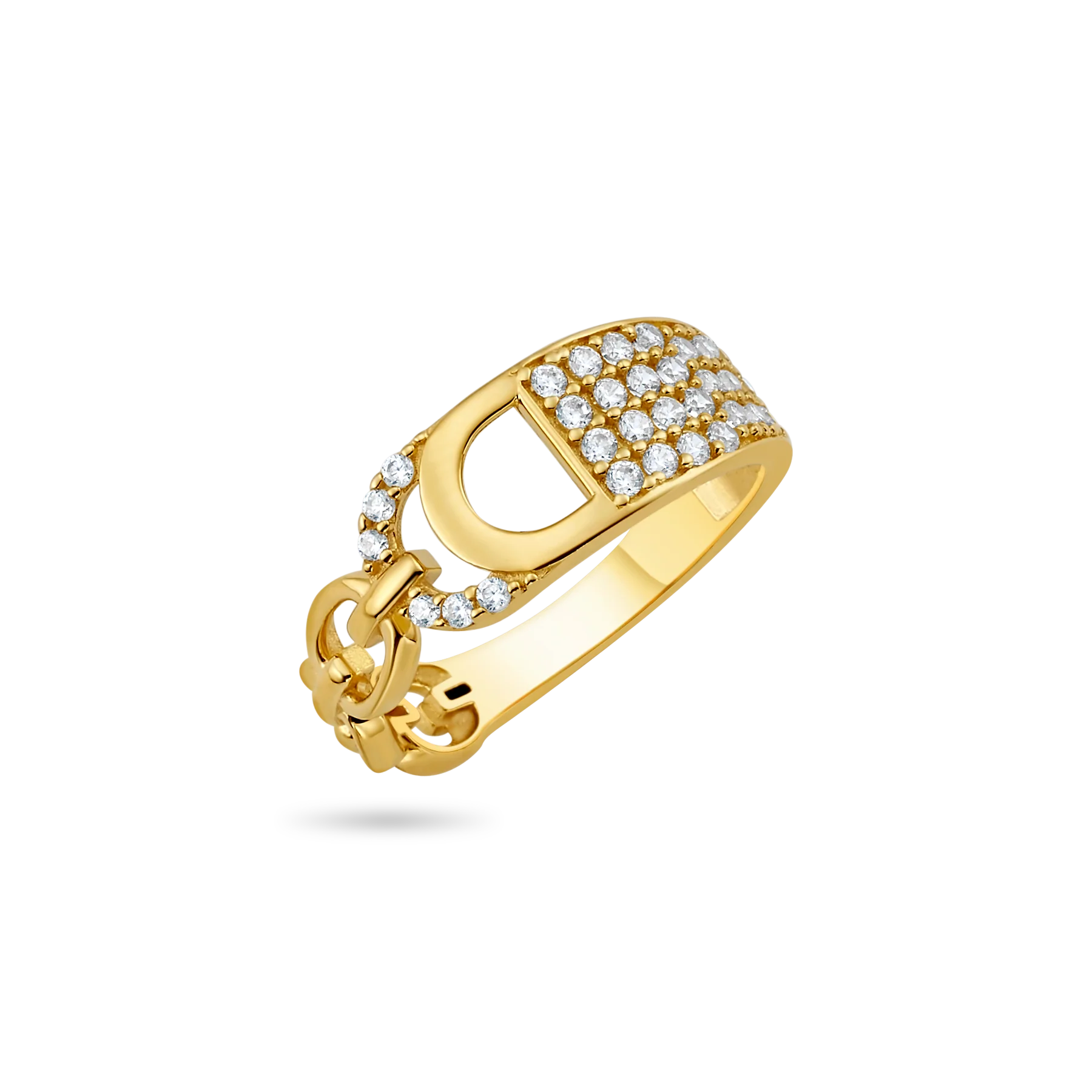 Image of 14K Double Down Ring