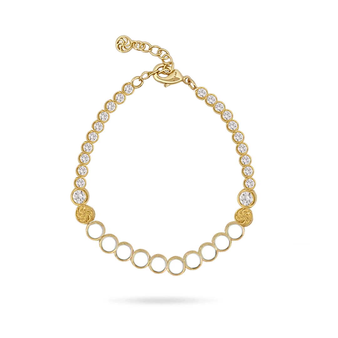 Image of White Eternity Bracelet
