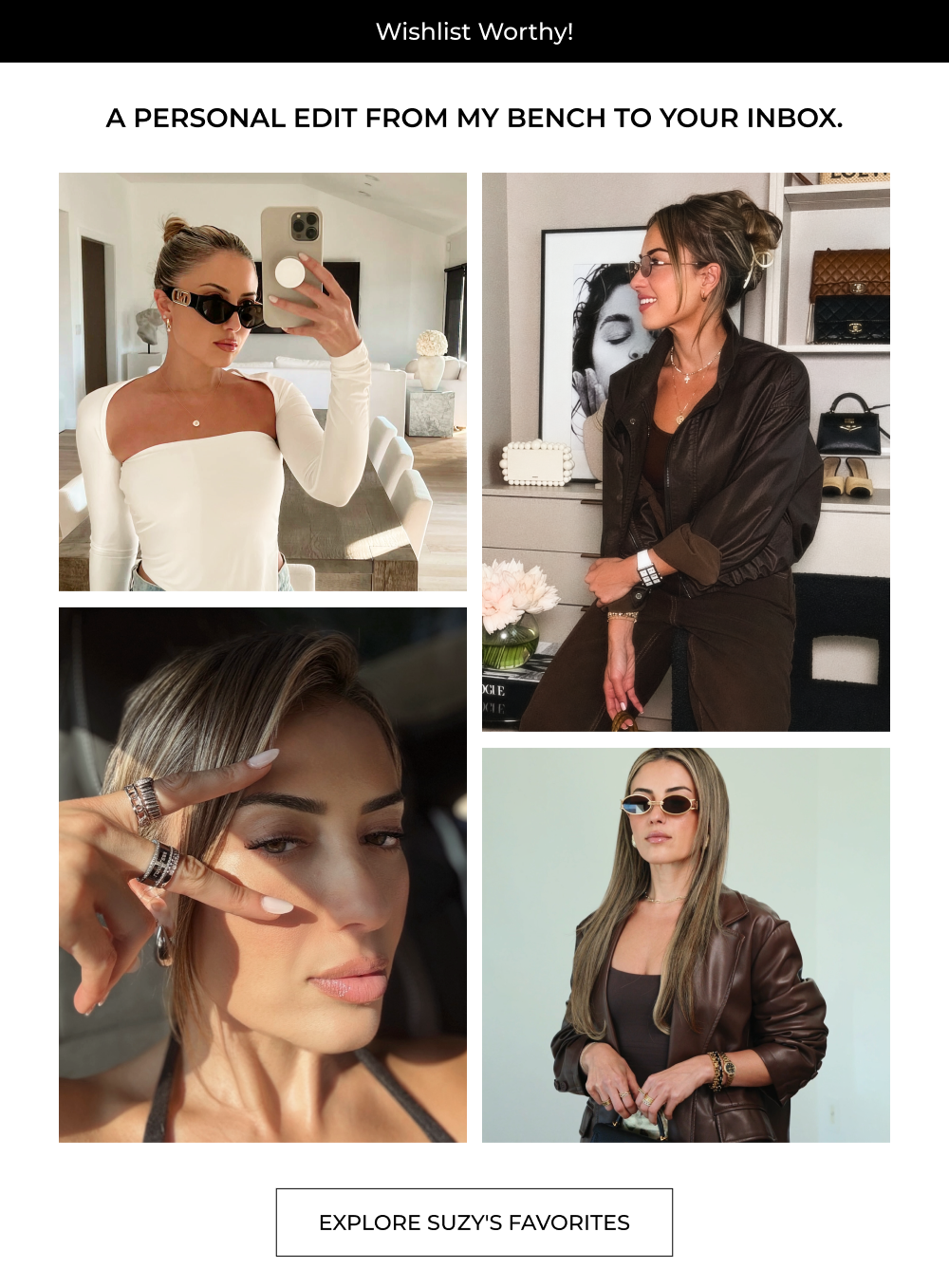 Wishlist Worthy! A personal edit from my bench to your inbox.