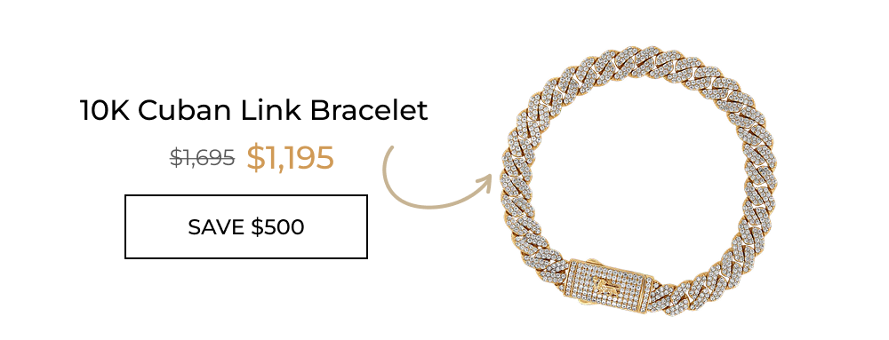 10K Cuban Link Bracelet