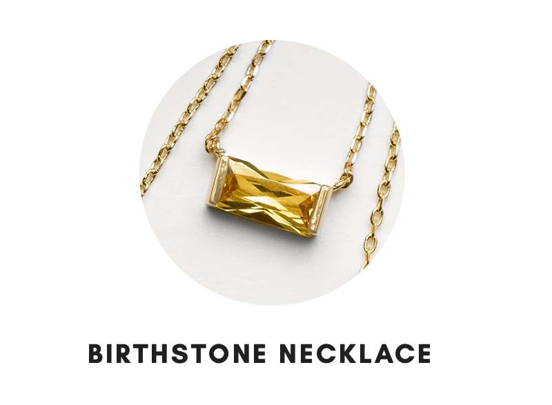BIRTHSTONE NECKLACE