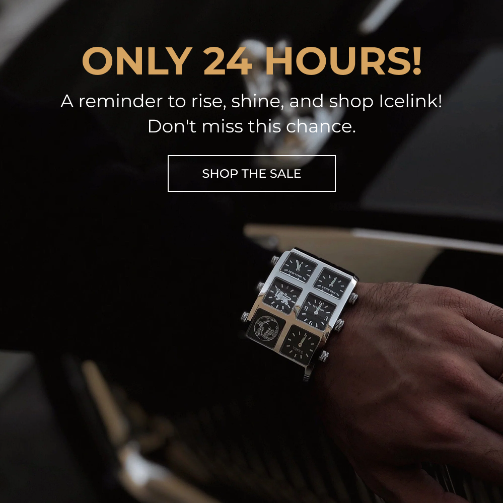 Only 24 Hours! A reminder to rise, shine, and shop Icelink! Don't miss this chance.