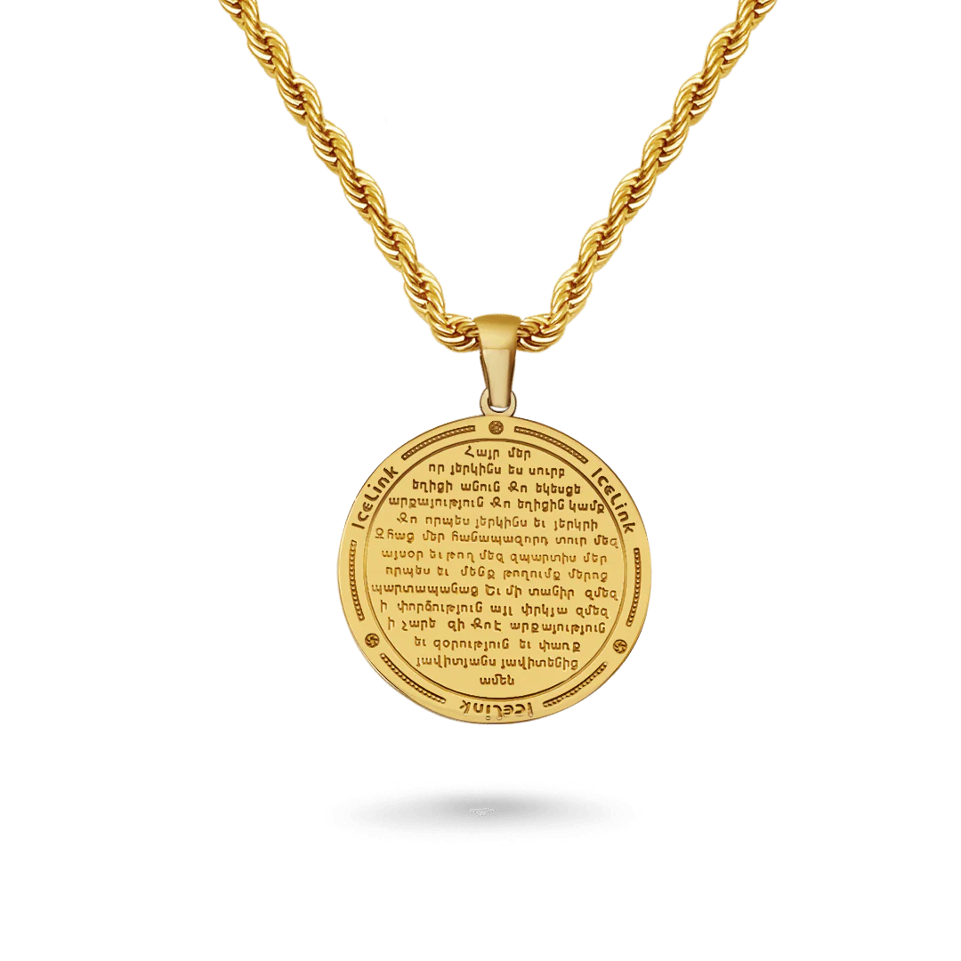 Image of Armenian Hayr Mer Prayer Necklace