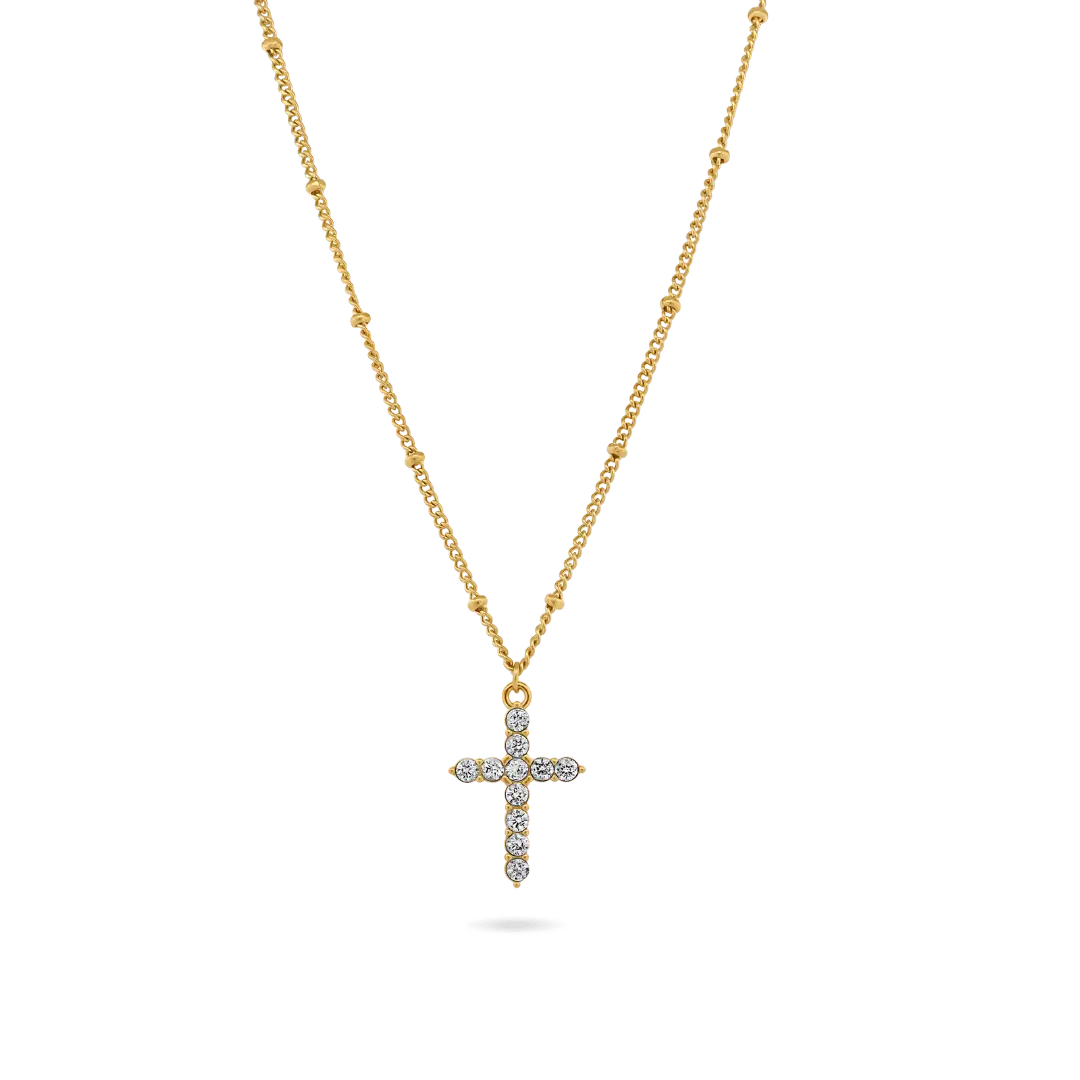 Image of ‘Ruth’ Classic Cross Necklace