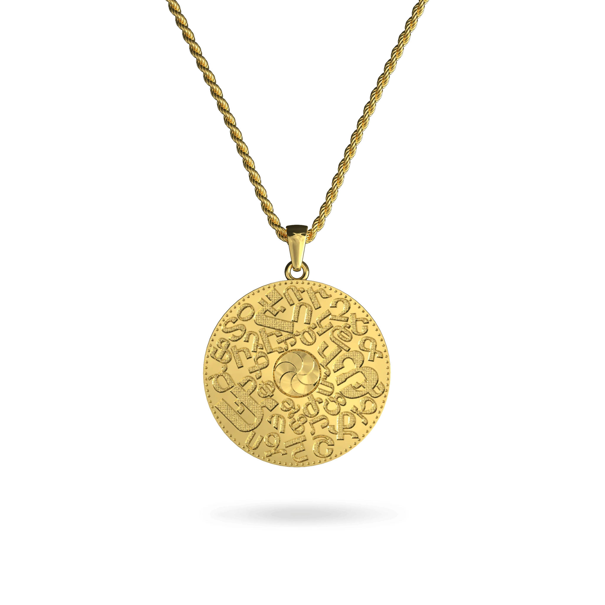 Image of Armenian Alphabet Necklace