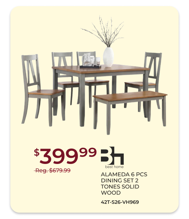 Alameda 6 PCS Dining Set