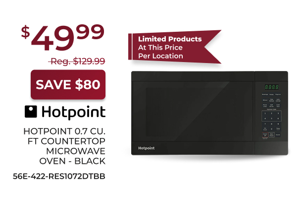 Hotpoint Countertop Microwave