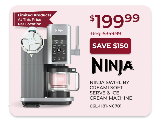 Ninja Swirl by Creami Soft Serve & Ice Cream Machine
