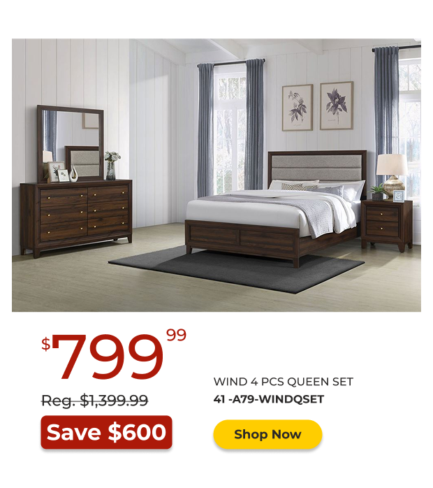 Wind 4 PCS Queen Set