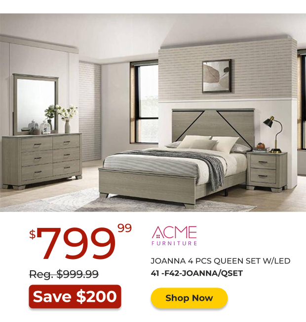 Joanna 4 PCS Queen Set
