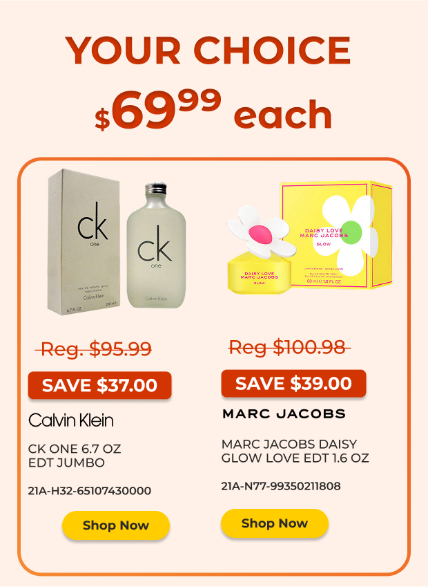 Fragrances $69.99